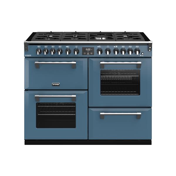 STOVES RICHMOND Deluxe S1100 DF Gas Thunder Blue/Chrom