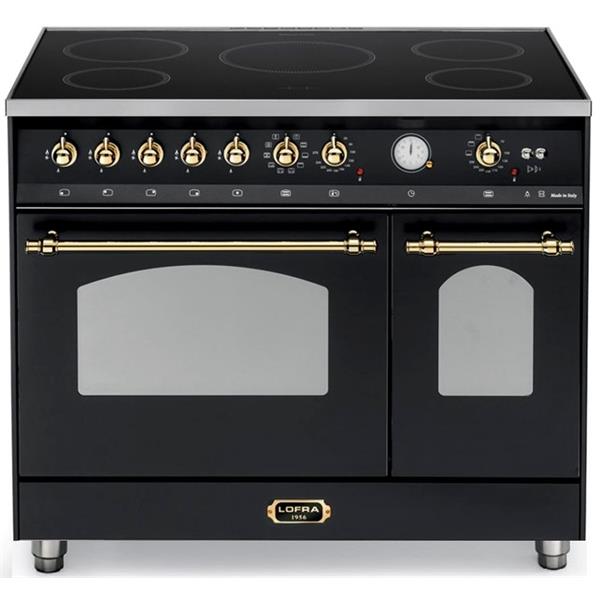 LOFRA - DOLCEVITA INDUKTION - DOUBLE OVEN 90cm - RNMD 96 MFTE/ 5IF - Black Messing Finish