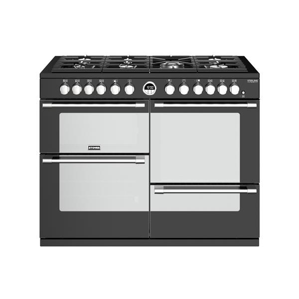 STOVES STERLING Deluxe S1100 DF GAS Schwarz