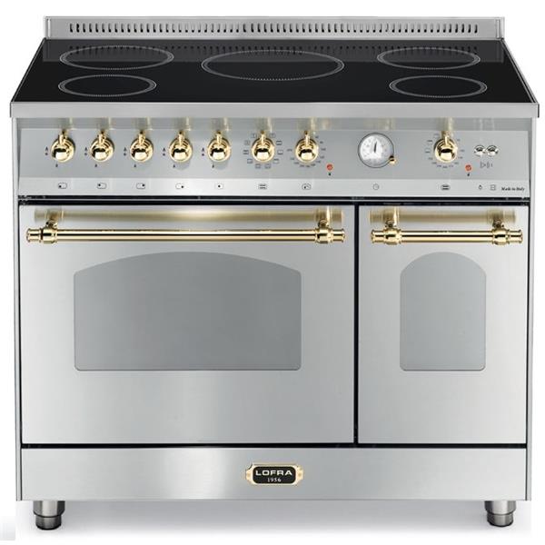 LOFRA - DOLCEVITA INDUKTION - DOUBLE OVEN 90 cm - RSD 96 MFTE/ 5I - STAINLESS STEEL Messing Finish