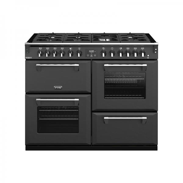 STOVES RICHMOND Deluxe S1000 DF GAS CB Anthrazit/Chrom