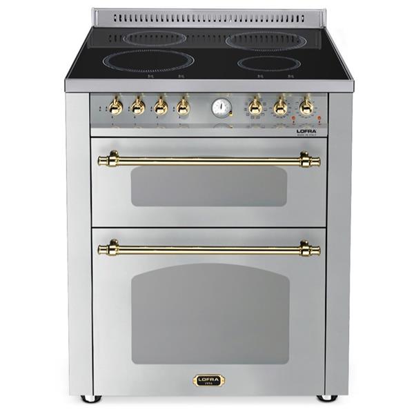 LOFRA - DOLCEVITA INDUKTION - DOUBLE OVEN 70 cm - RSUD 76 MFTE/ 4I - Stainless Messing Finish